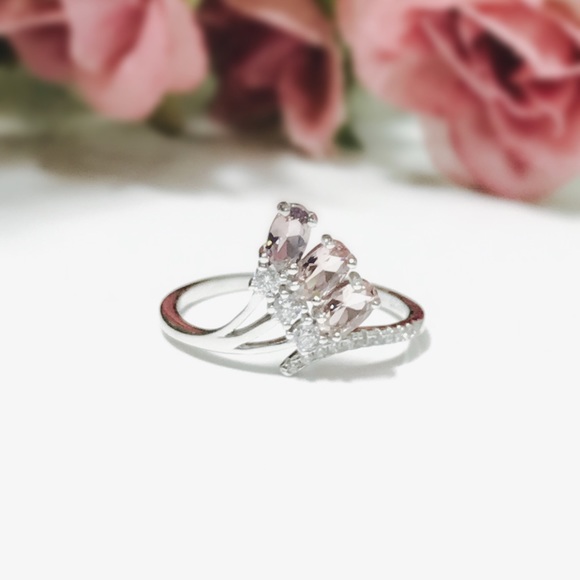 Fading Colors Sterling Silver Adjustable Ring - Picture 2 of 8